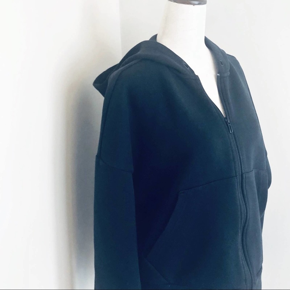 SOLD Adidas classic 3 stripe zip scuba hoodie Med - Picture 10 of 14